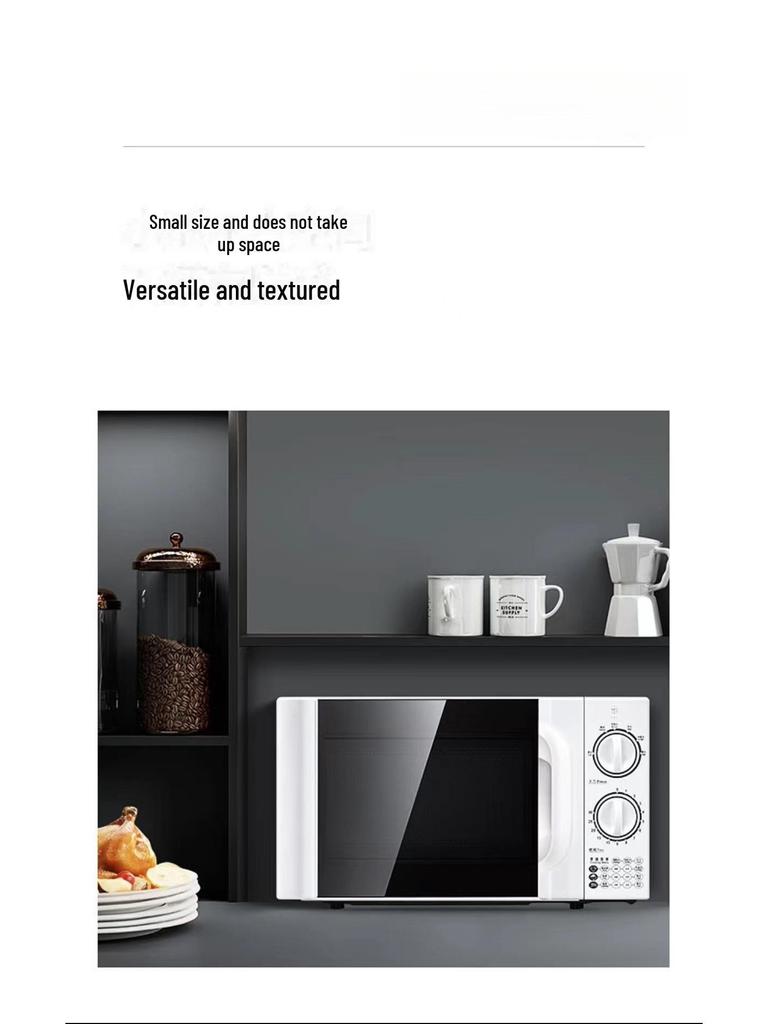 Šestistupňová mechanická otočná mikrovlnná trouba s ovládáním knoflíkem
