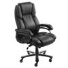 Executive Chair High Back Office Chair Knob-Control Lumbar Support Black