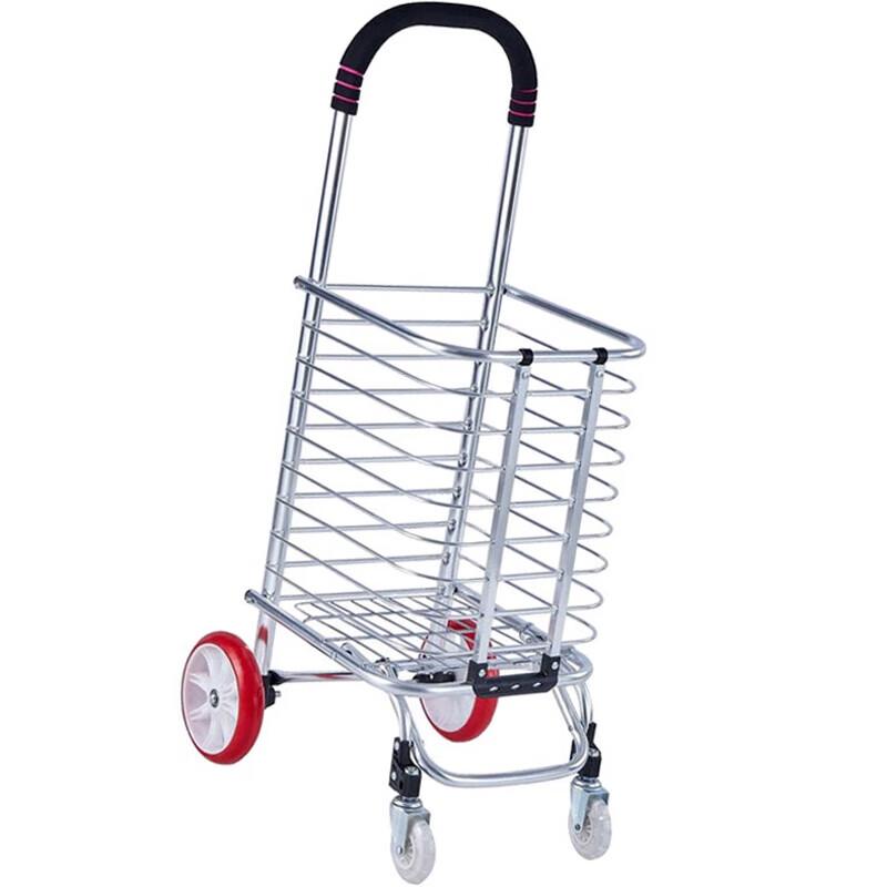 Sai Ze Si Portable Foldable Aluminum Shopping Cart