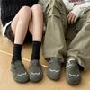 Cork Mules Slippers Men Women Close Toe Slippers Home Shoes Clogs Vintage Muller Slippers Arch Support