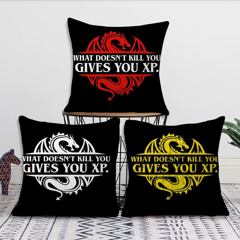 Anything That Doesn't Kill cushion cover Pillow Cover Decoration Room Home Sofa living Office Car Nordic Simplicity