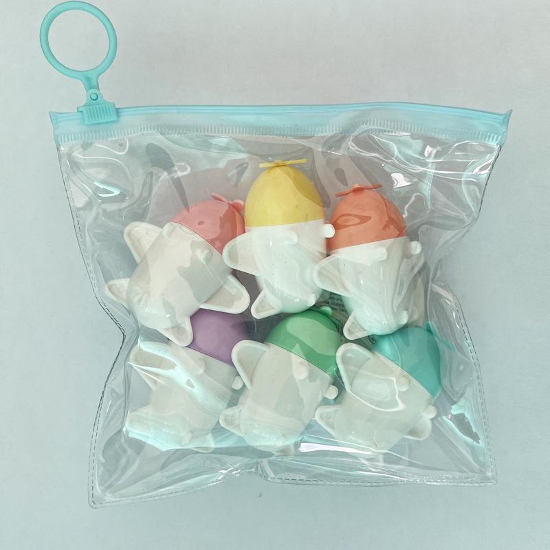 6-Color Mini Pill Highlighter & Marker Set