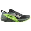 Salomon Sense Ride 5 Casual Comfortable Professional Shock Absorption Non-Slip Low-Top Outdoor Functional Shoes Unisex Shoes Black Green 473111