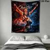 Linkin Park Wall Tapestry Aesthetic Wall Hanging Printed Fabric Blanket Decorative Tapestries for Bedroom Living Room Home Decor