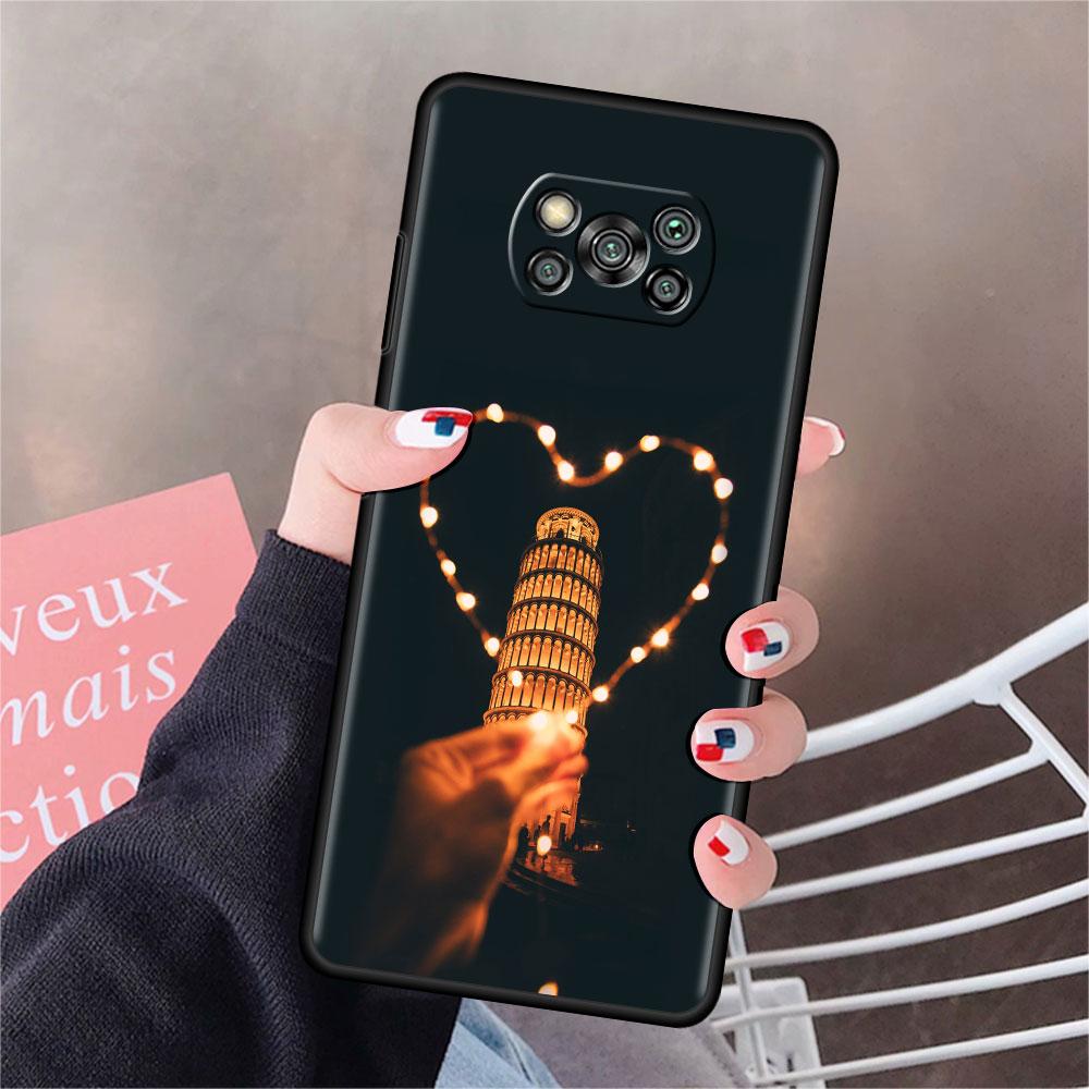 

Чехол для Xiaomi Mi Poco X3 NFC X4 Pro F3 F4 GT M4 M3 F1 C40 11 Lite 11T Мягкий силиконовый чехол для телефона Cute Love Heart Shell Poco C40