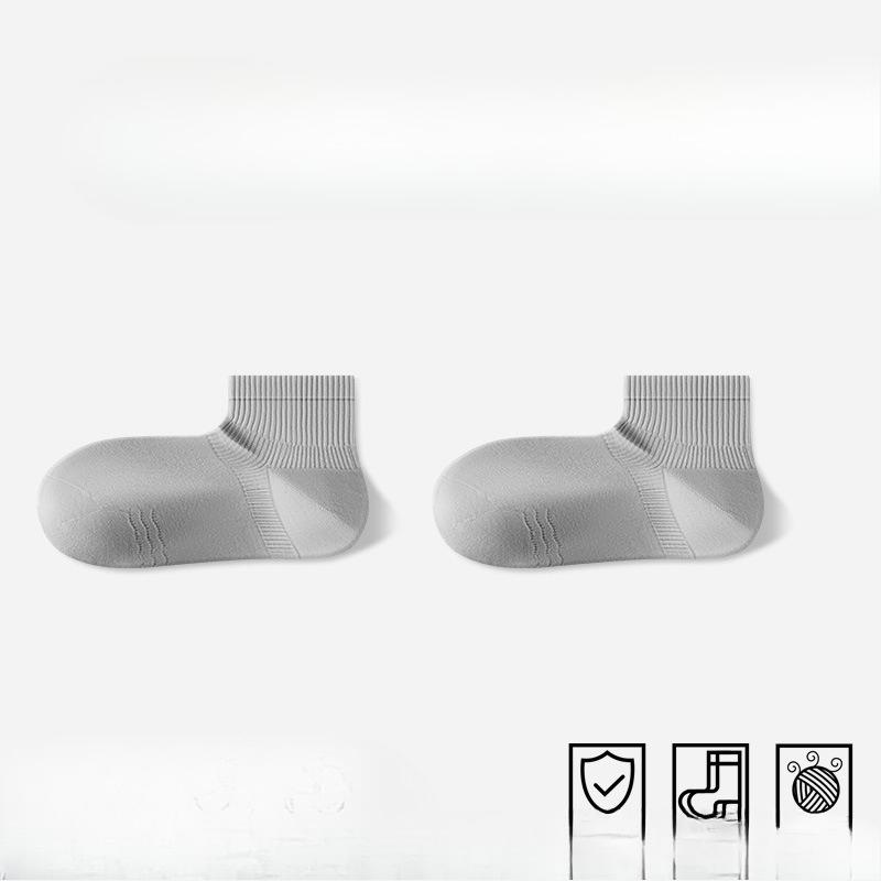 Herren Frühling und Herbst Schweißabsorbierend Atmungsaktiv Reine Baumwolle Deodorant Sport Rechte Winkel Kurze Socken