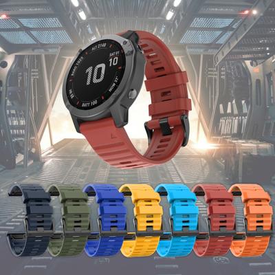 22mm Silicone Quick Release Watch Strap Band for Garmin Fenix 6 5
