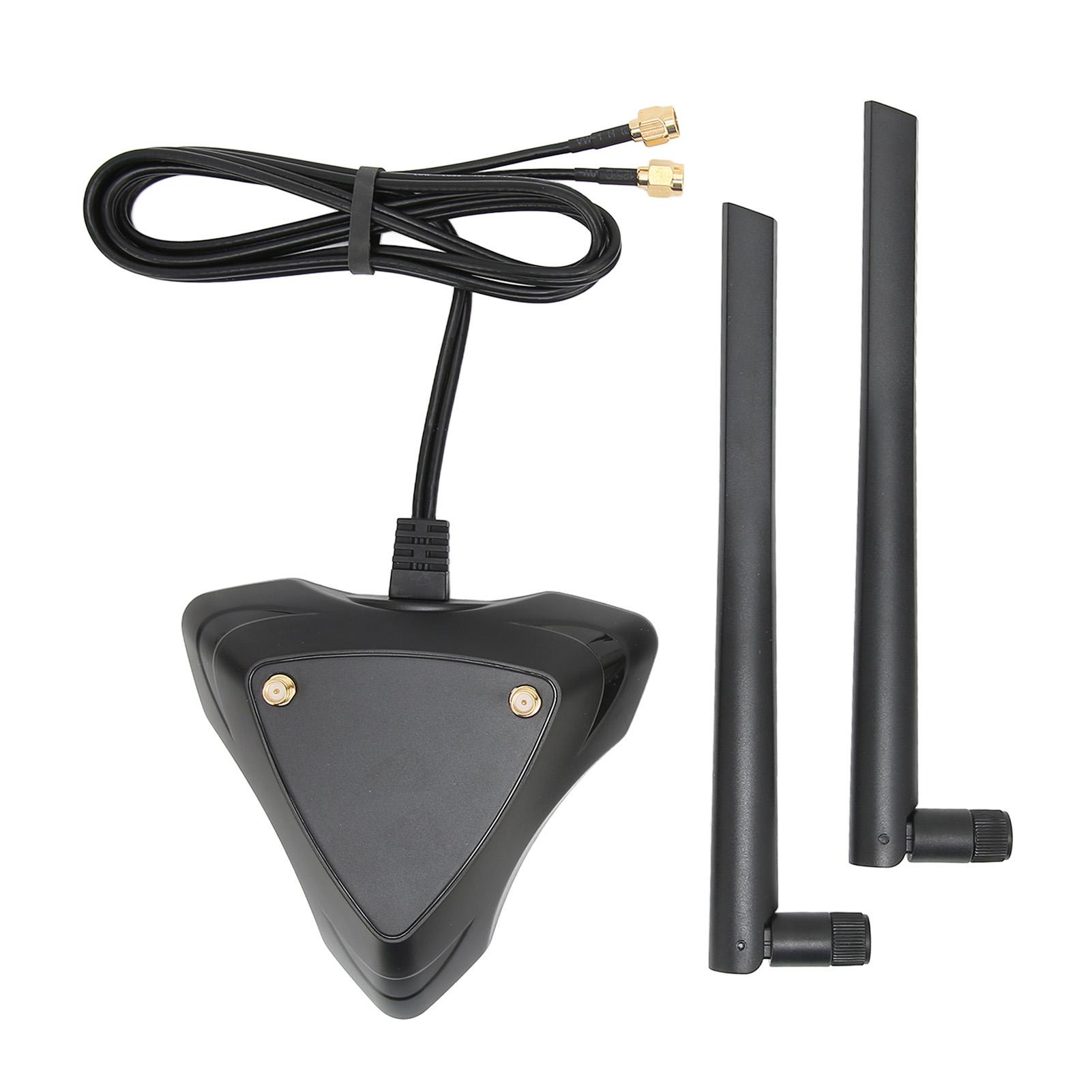 

WIFI Antenna with Magnetic Stand Base 2.4GHz 5.8GHz Dual Band Omnidirectional 6dBi Antenna Signal