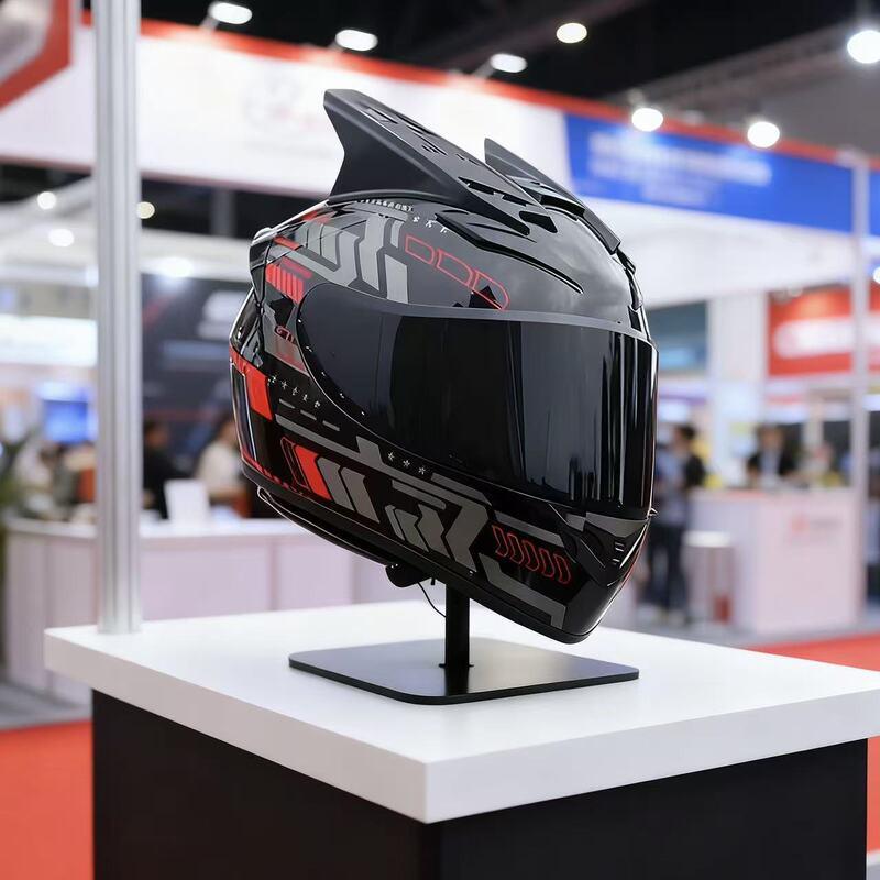 Full Face Motorcycle Helmet Men Women Vintage Style Scooter ATV Quad Bike DOT Certified