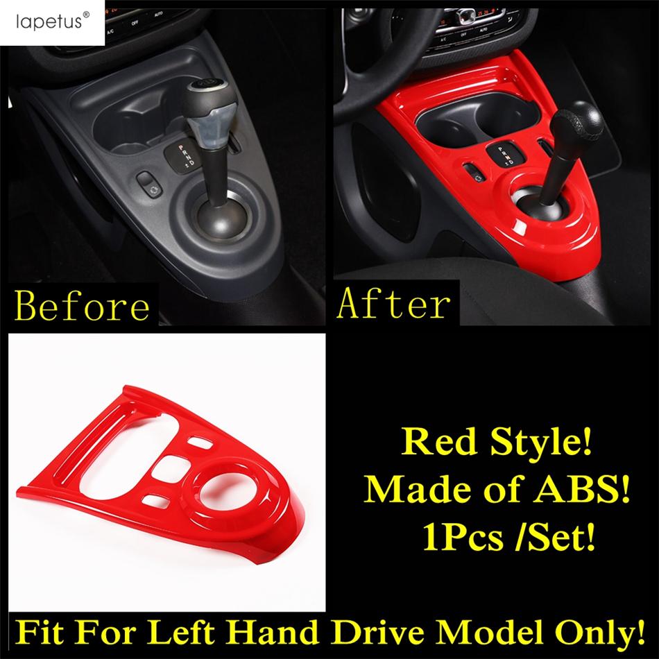 For Smart 453 Fortwo 2015 -  Dashboard AC Air Vent Window Lift Head Lamp Warning Light Cover Trim Red Accessories Interior