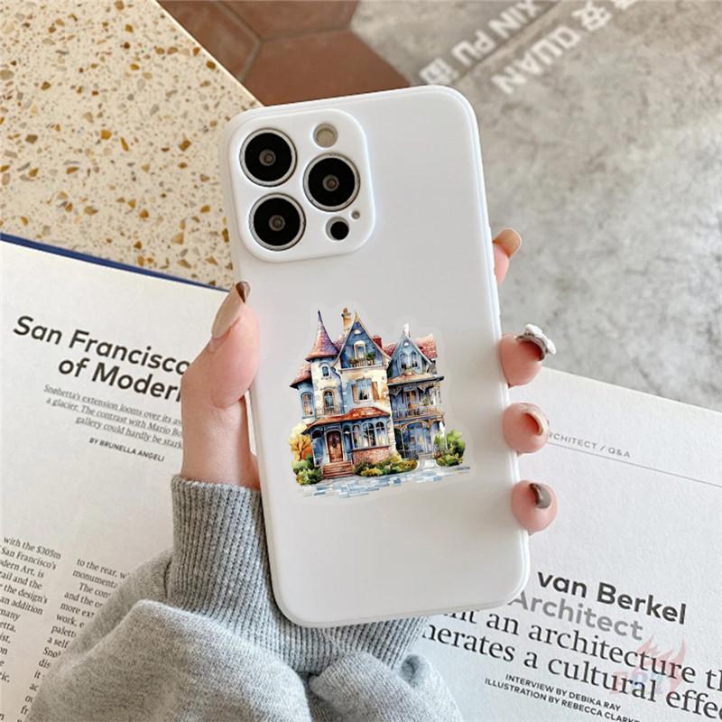50Pcs/Set Retro Forest Cabin Series 01. Fairy Tale House PET Stickers Waterproof DIY Fashion Doodle Decals Stickers