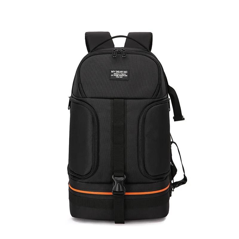 Men‘s Camera Backpack Dslr Waterproof Double Layer Storage With Laptop Compartment Anti-theft Outdoor Photography Bag