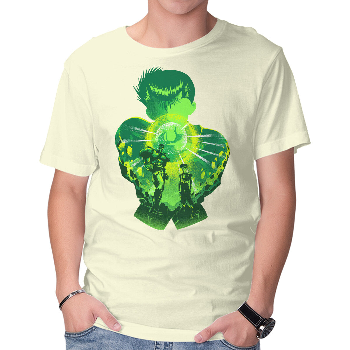 Unisex Crew Neck T-Shirt Spirit Fighter Graphic Short Sleeve Casual Tee XXL