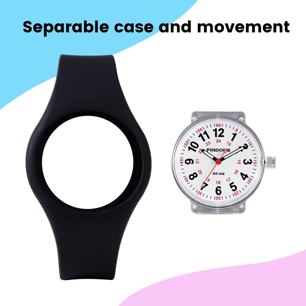 PINDOWS Women's Wristwatch Analog Quartz Sports Watch Perfect for Healthcare Professionals and Students