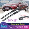 Car Wiper Blade for Toyota Camry 50 XV50 2012~2017 2016 2015 2014 2013 XV 50 Front Windscreen Windshield Wipers Car Accessories