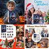 Středeční adventní kalendář Vánoční odpočítávání s akrylovými klíčenkami pro dárky