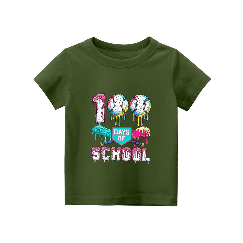 St. Patrick's Day Toddler Girl Boy T-Shirts Kids Top Boys And Girls Printed Short Sleeved T-shirt