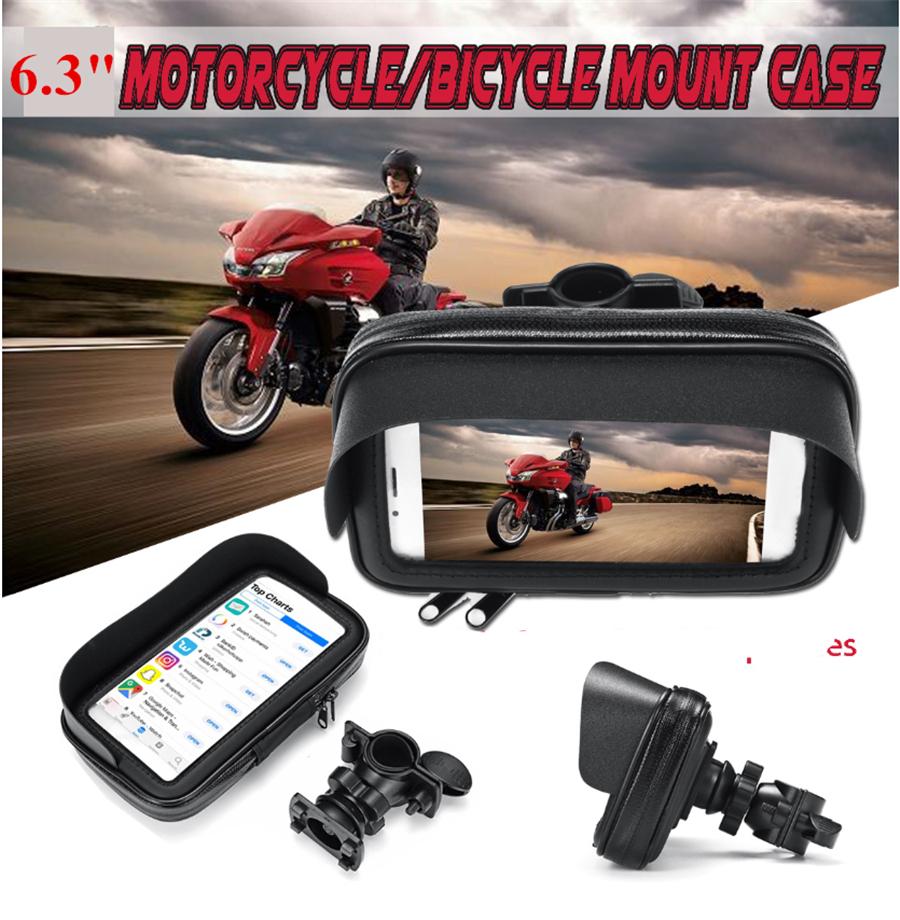 6.3 Inch Waterproof Bike Bicycle Mobile Phone Holder Stand Motorcycle Handlebar Mount Bag Case For Iphone for Samsung
