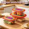 Airtight Food Storage Containers Set of 7 - Round, Rectangle, and Square Shapes for Kitchen Organization