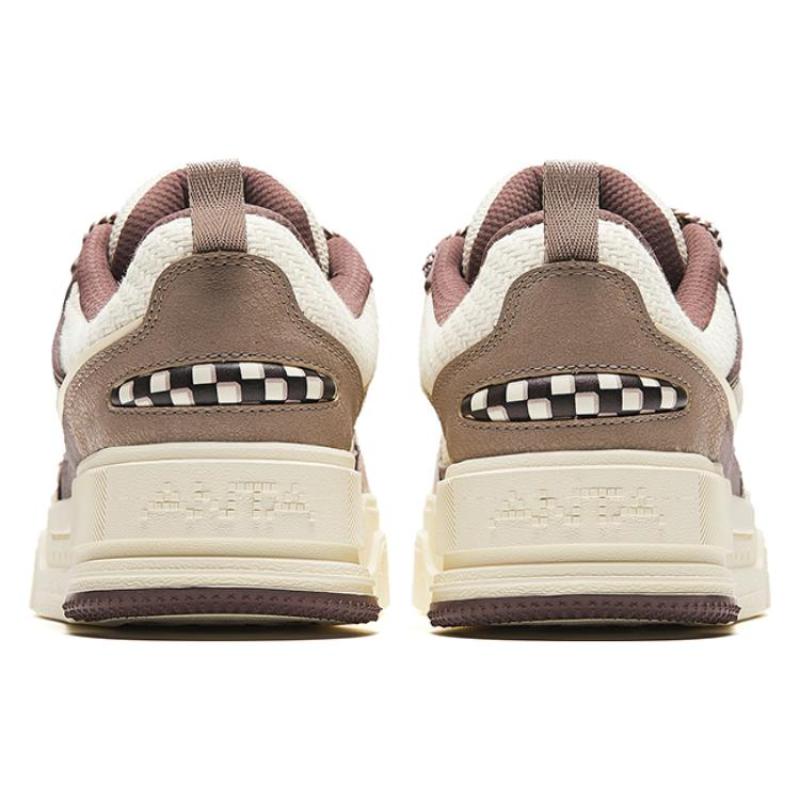 Anta Slightly Sweet Puffy Shoes Textile, Synthetic Leather, TPU Comfortable Slip Resistant And Breathable Low top Sneakers 912348001-1