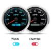 110mm GPS Speedometer 160MPH 0~8000rpm Tachometer Meter 7 Color 52mm Fuel Level Water Temp Oil Press Volt Sensor Kit 6 Gauge Set