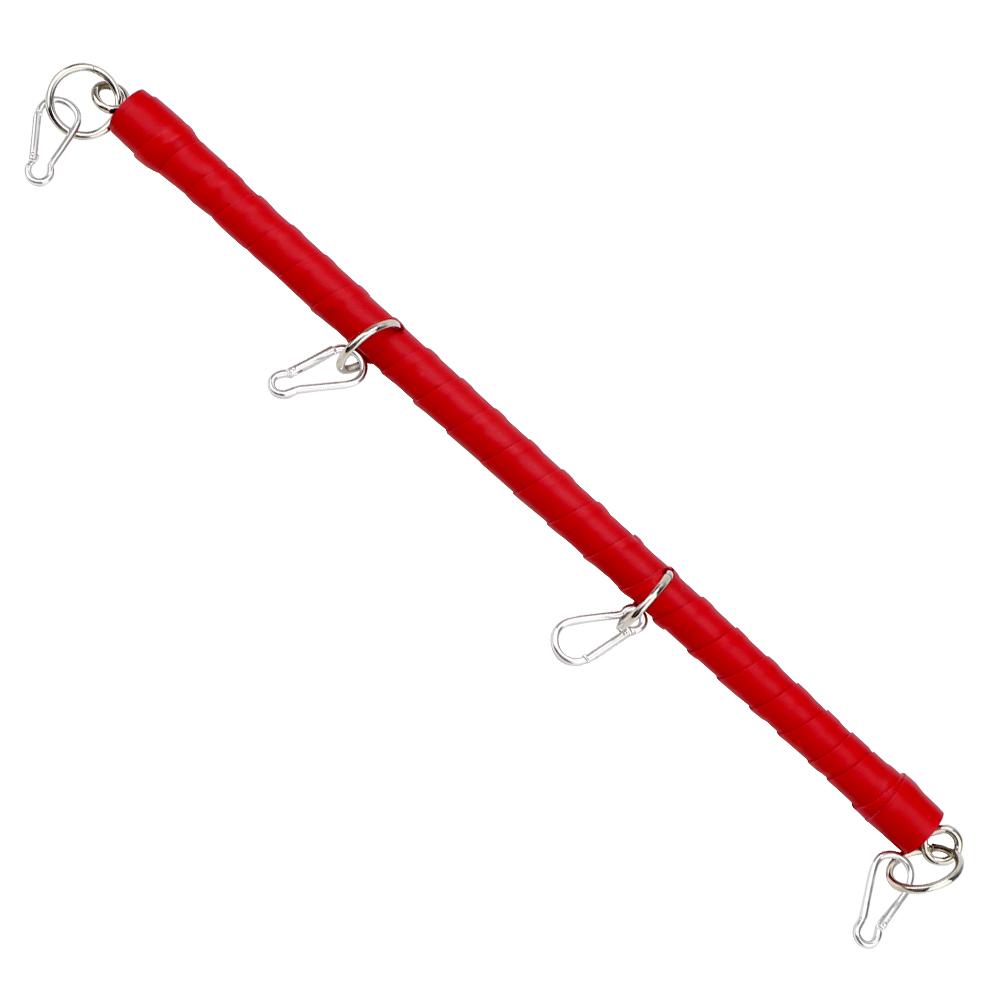 Stainless Steel Metal Adjustable Spreader Bar Bondage Set Unisex Hogtie Hand Ankle Cuffs Fetish Restraints Shackles Sex Toy