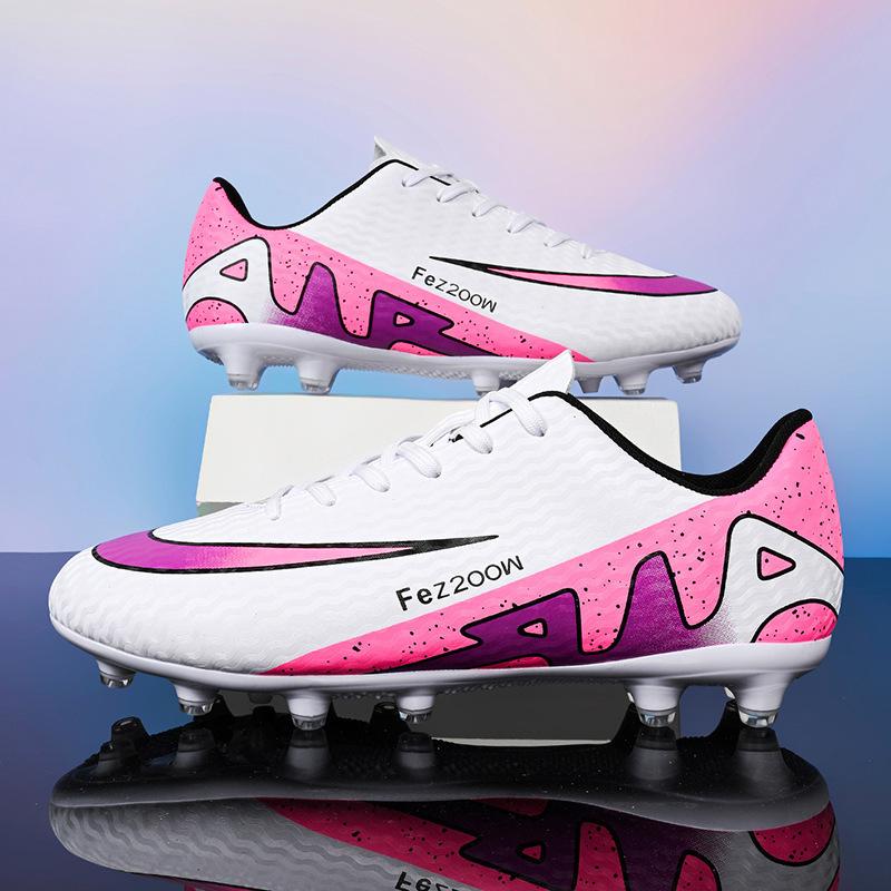 Foreign trade 2025 new low-top football shoes boys and girls students training broken nails TF indoor football shoes couple models