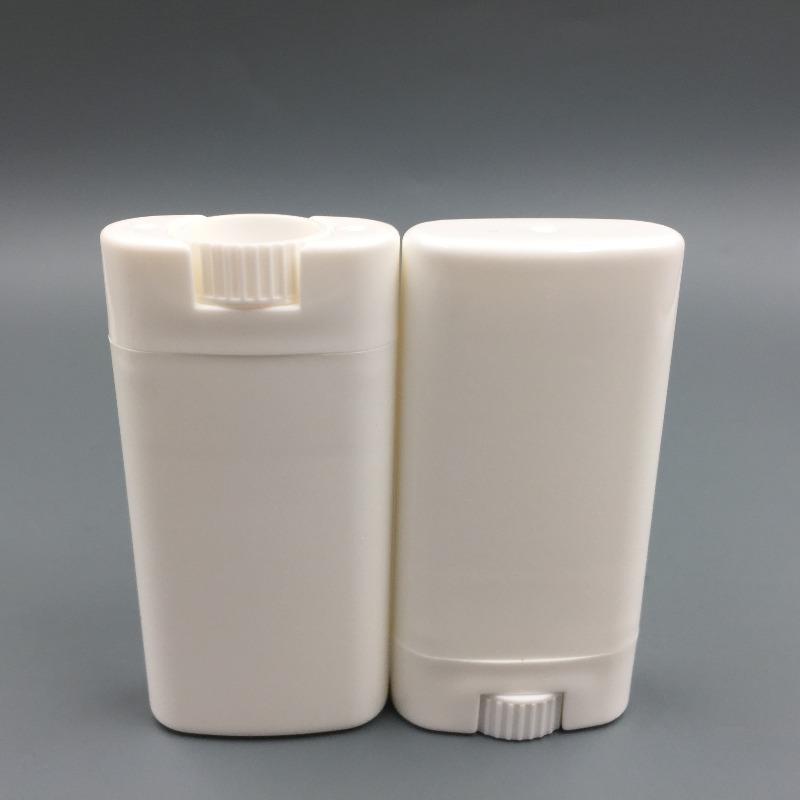 3ks doplňovatelné nádobky na parfémy a deodoranty Prázdná tuba na balzám na rty Plastová bílá/černá přenosné tuby na kosmetické rtěnky 15ml