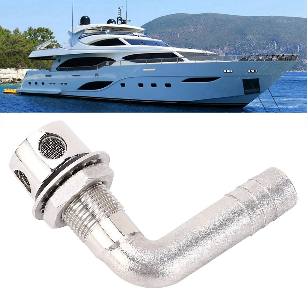 Boat Fuel Gas Tank Vent Professional 316 Stainless Steel 16mm Elbow Design Marine Boat Fuel Tank Vent for Ships Yachts