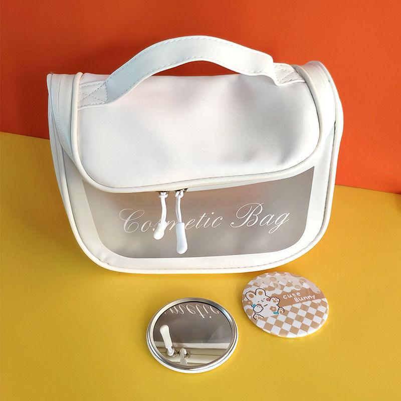 Women's Large Capacity Waterproof Cosmetic & Toiletry Bag - Portable, Lightweight, and Travel-Friendly