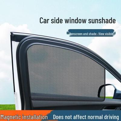 Tendalino Magnetico per Finestrino Auto - Tenda Oscurante a Rete Retrattile per Protezione Solare