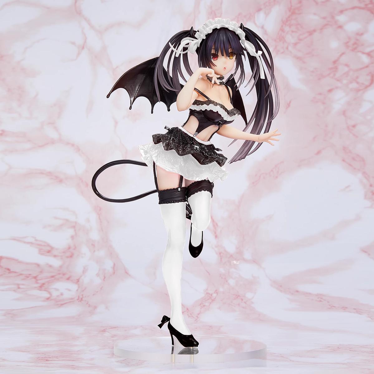 Date A Live Kurumi Spirit Anime 2D Purple Devil Girl Case Ornament