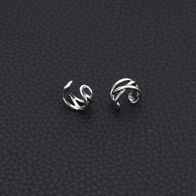 Unisex Ohrclips im koreanischen Stil ohne Piercing: Fake baumelnde Ohrringe & Knorpelstecker für Männer & Frauen