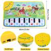 60x39cm Musical Piano Mat for Kids Toddlers Floor Keyboard Dance Mat with 8 Animal Sounds Baby Mat Educational Toys