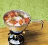 Yokoyama Sierra Cup Bowl 15cm Handled Colander with Leather Cover Tsubame-made & & EJSB-550