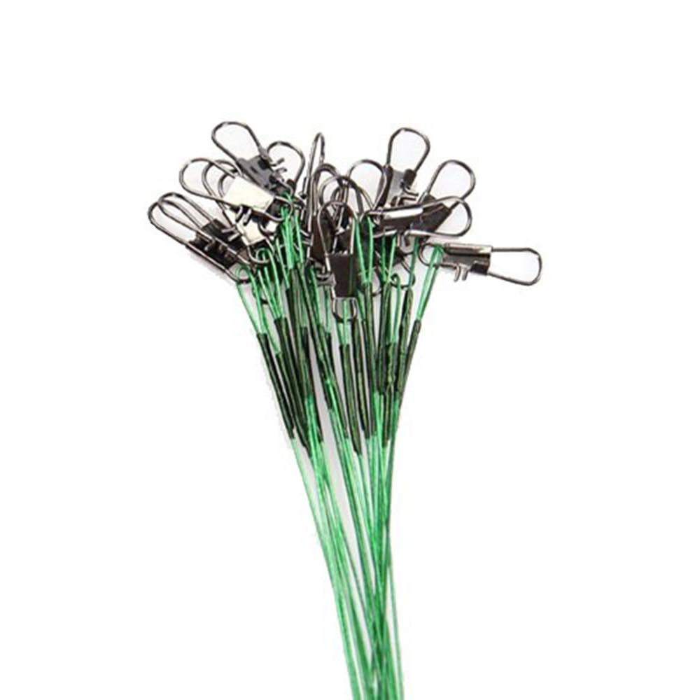 Steel Leader Fishing 20pcs Wire Leaders Heavy Duty Fishing High Strength Fishing Leaders with