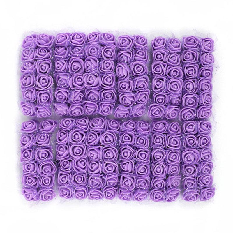 Artificial PE Foam Flower Faux Small Rose Real Looking Fake Roses for Wedding Bouquets