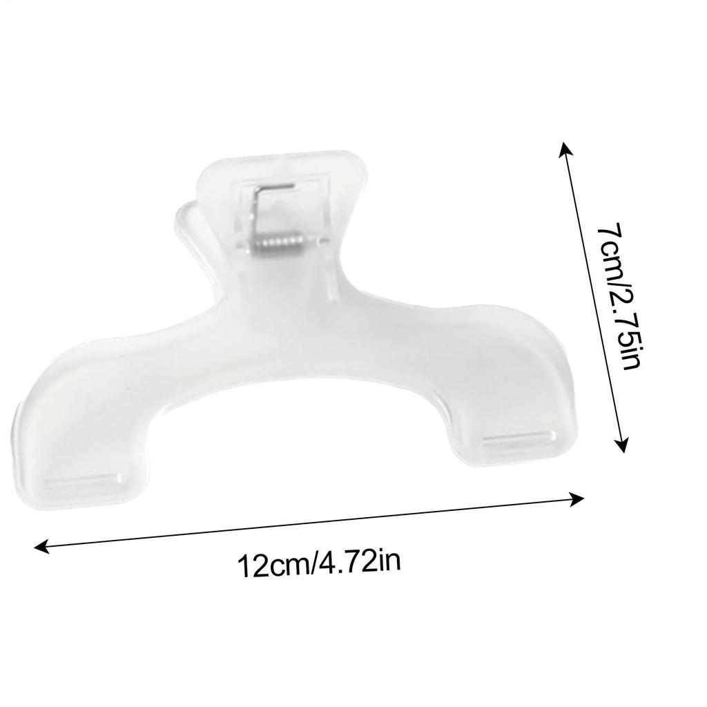 Transparent Plastic Book Clip Reading Aid Fixed Book Holder Folder Paper Clips Bookmarks Stationery School Supplies