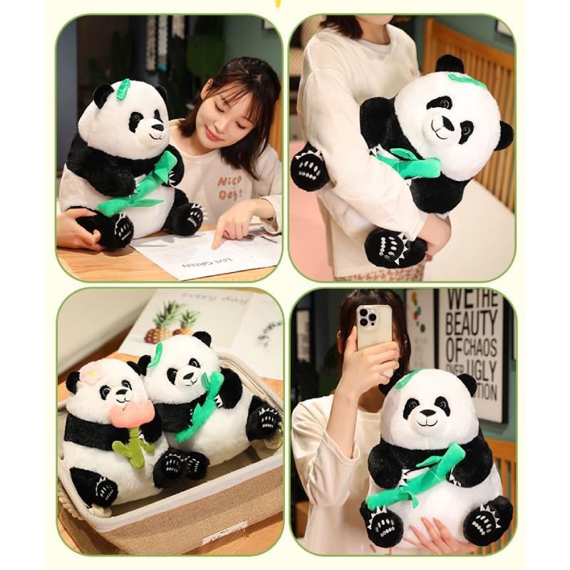 Adorable Panda Plush Toy Realistic And Soft Stuffed Animal For Kids And Adults Perfect Birthday Gift For Girlfriend
