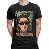 Madonna 80s Retro Portrait Black T-Shirt
