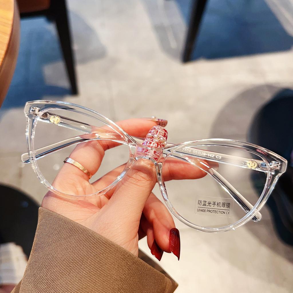1.67 1.74 -8 to +8 Fashion Cat Eye Eyewear Computer Glasses Women Men Anti Blue Light Blocking Reading Glasses Ultralight Pink Eyeglasses