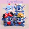 Plyšový přívěsek na klíče Stitch Pro holky S roztomilou měkkou zvířecí panenkou Dárek pro ozdobu tašky
