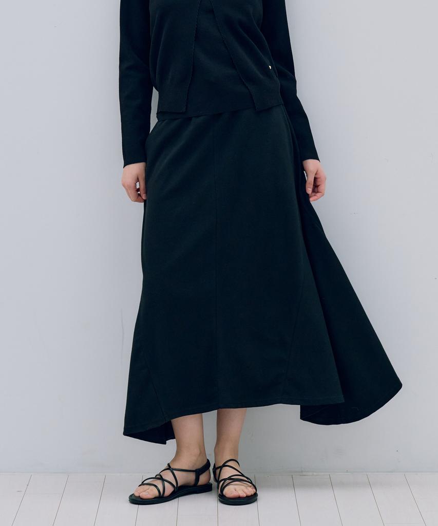 Metapeo Met Daily Modern Long Skirt Modern Black