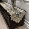 European Lace Table Runner - Light Luxury Dust Cover for Coffee Tables, Dressing Tables, TV Cabinets, and Shoe Cabinets