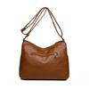 Mehrschichtige Damen Vielseitige Modische Große Kapazität Mittelalterliche Ein-Schulter Crossbody-Tasche