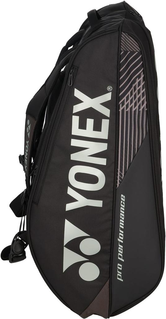 Tennis Badminton Racket Bag Can Hold 9 Racquets Black [YONEX]
