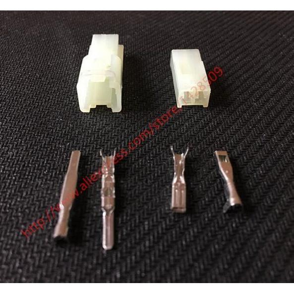 

10 комплектов 2-контактных электронных женских и мужских автомобильных разъемов, автоматических бытовых разъемов, обжимных клемм