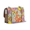 Coach Klare 21 Floral Print Chain Shoulder Strap Leather Crossbody Bag Small Women Crossbody Bag Ivory CR163-SVIO