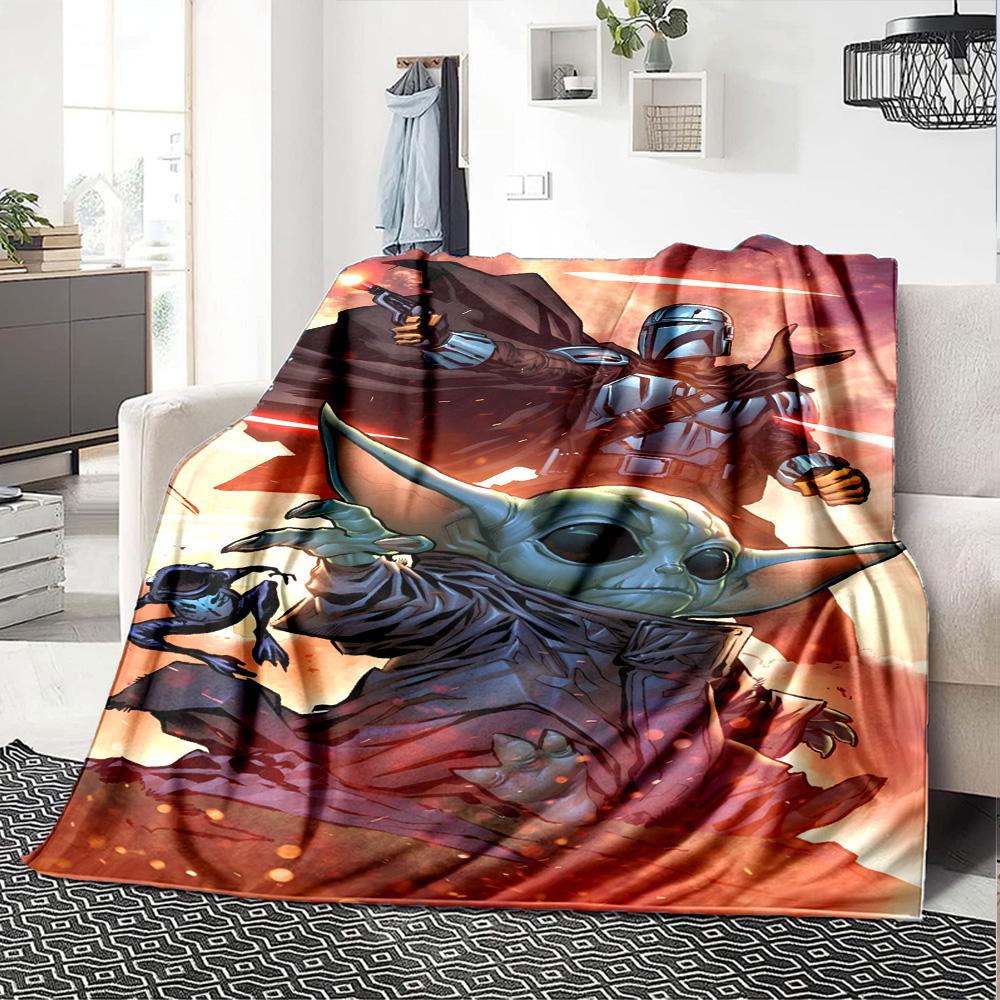 Star Wars Blanket Warmthful Decor Suitable for Seaside Livingroom Office All-Season Use Modern Perfect Gift for Relatives and Friends