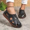 Mode Weiche Sohle Mama Sandalen Damen Sommer Flats Bequeme Rutschfeste Slipper Atmungsaktive Einfarbige Laufschuhe